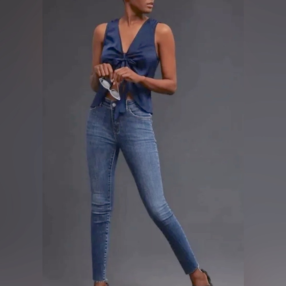 Anthropologie High-Rise Blue Jeans